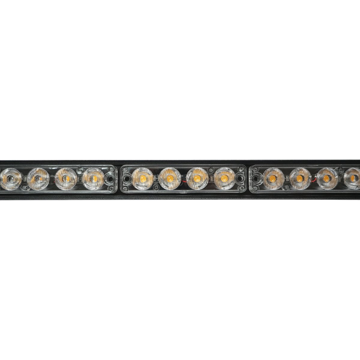 Bara LED stroboscopica 12V, 32W, 5 culori, carcasa aluminiu 860x80x30mm